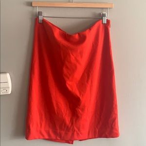 The Limited Burnt Orange Ponte Skirt Size 8